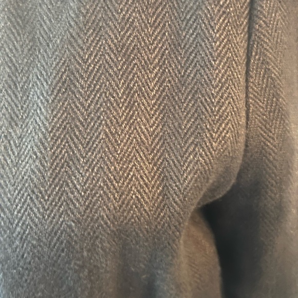 Society black linen blazer with ruffle detail - Picture 13 of 15